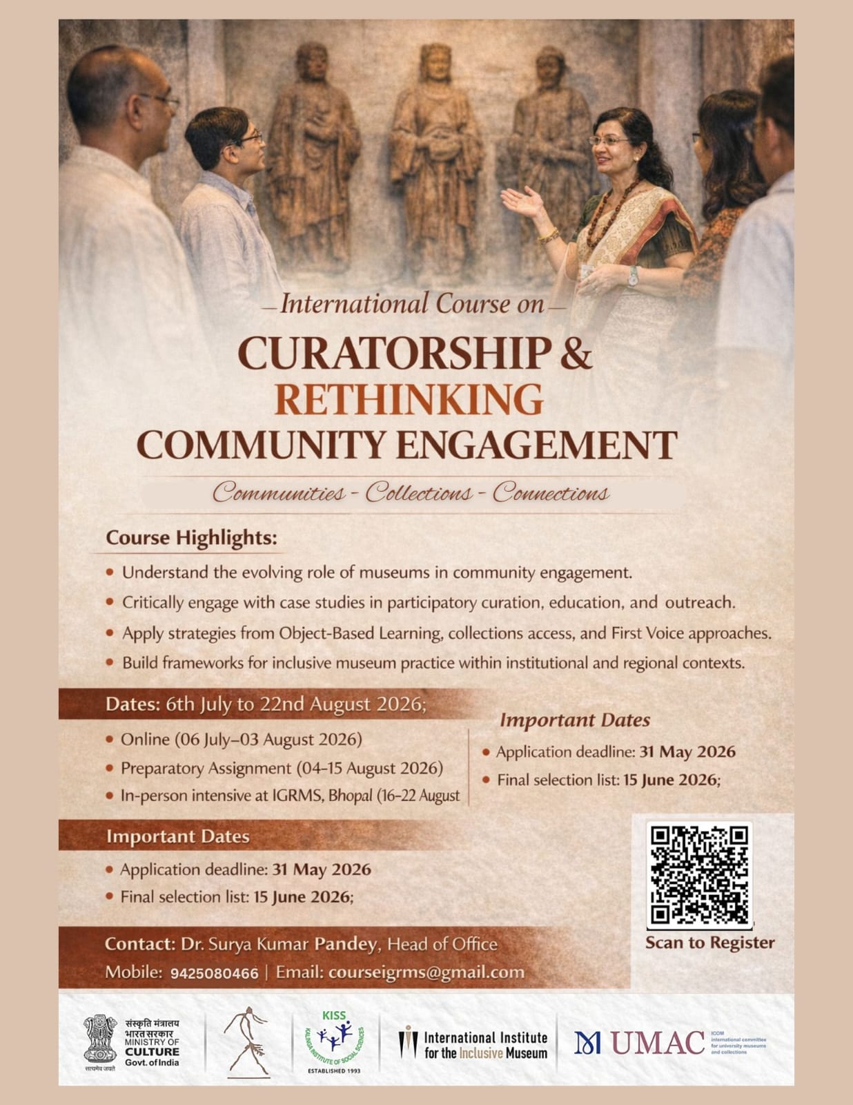 International Course on Curatorship IGRMS Bhopal